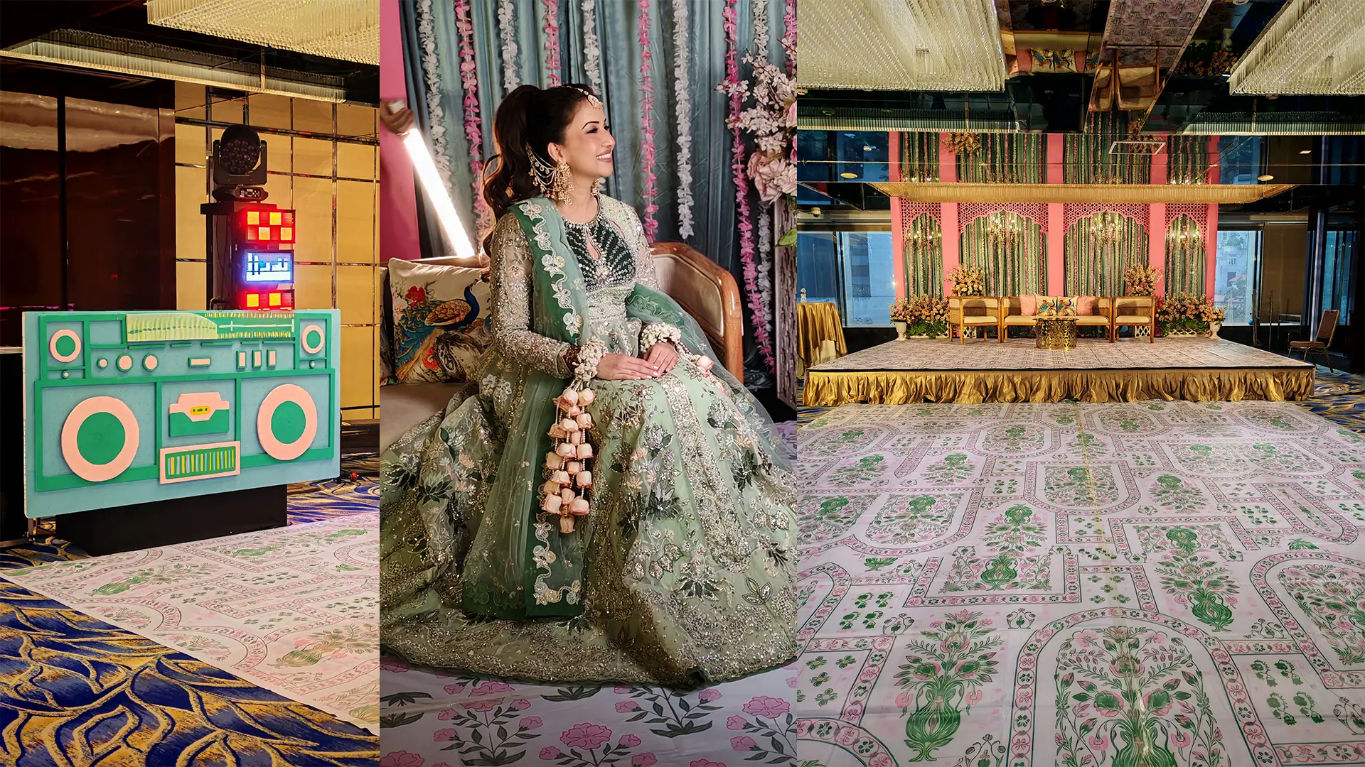 Designing Dance Floors and Stages for the Bangladeshi Sangeet
